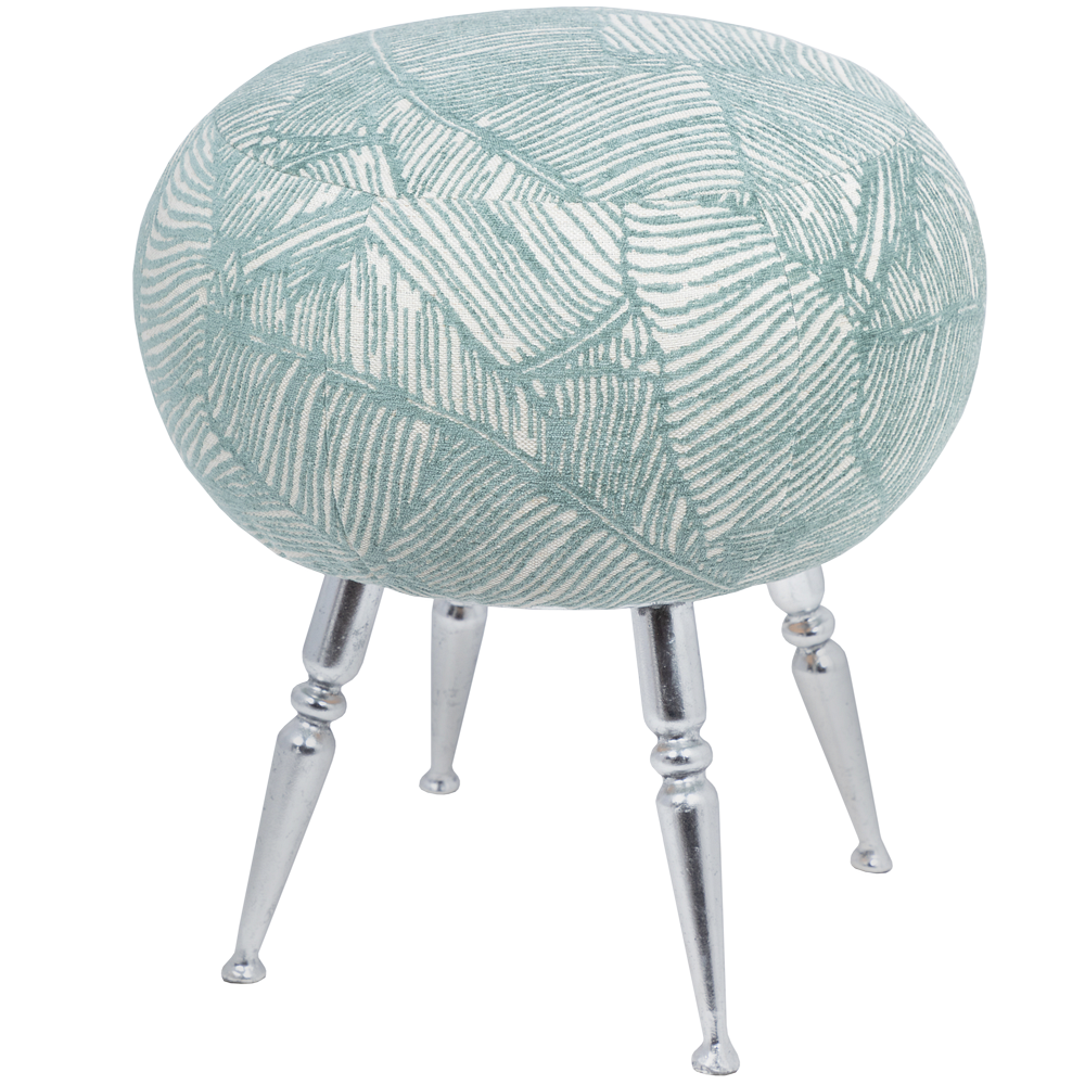 Банкетка Конте Мята Серебро