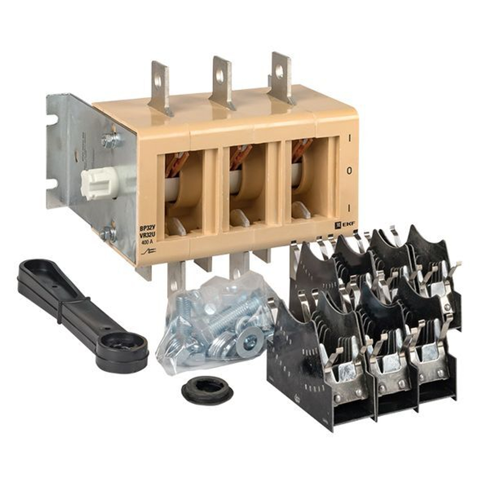 Выключатель-разъединитель ВР32У-37А71220 400А 2 направ,с д/г камерами несъемная левая/правая рукоятка MAXima EKF PROxima