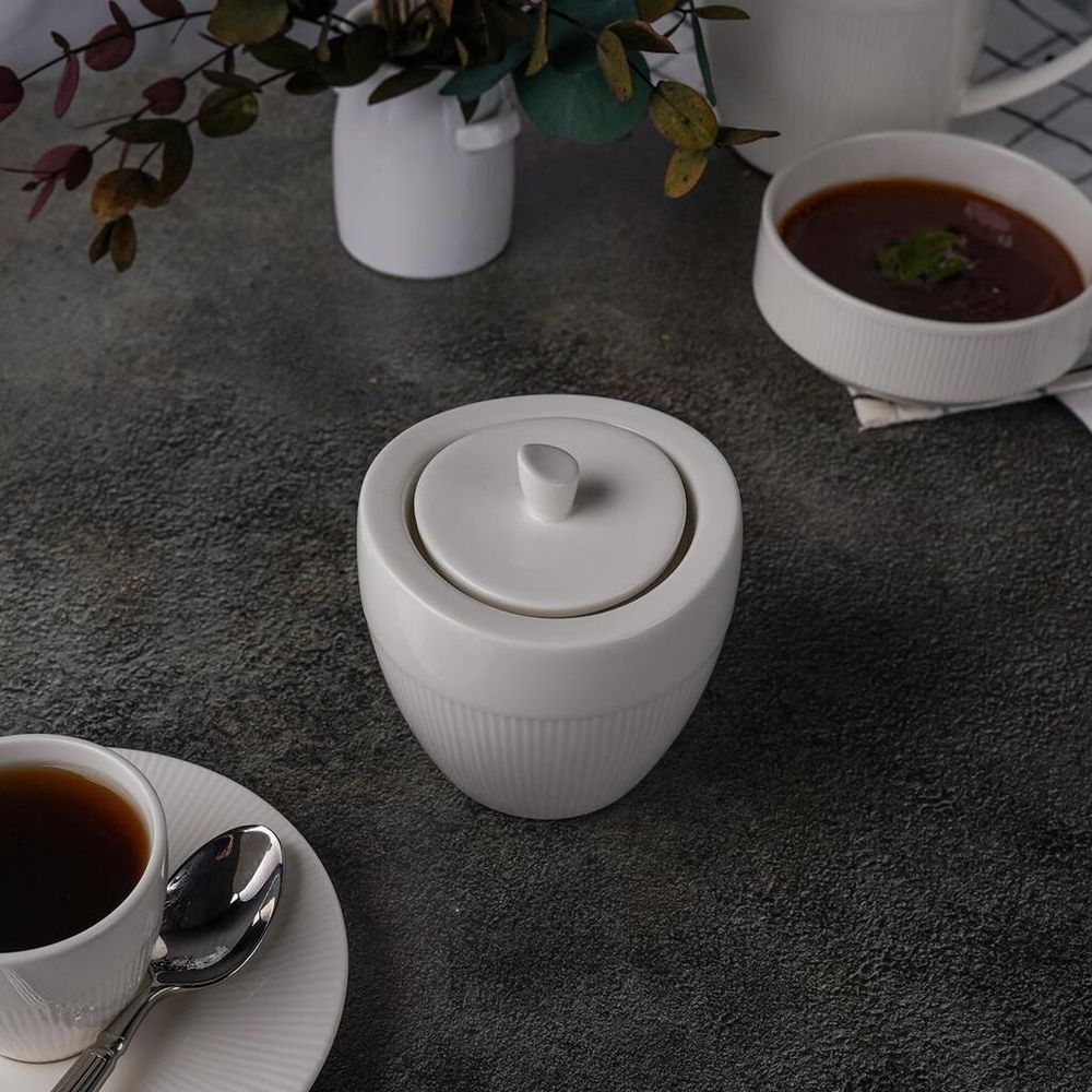 Сахарница 260 мл с крышкой d 8,5 см h9 см Neo Silk Noble [1]