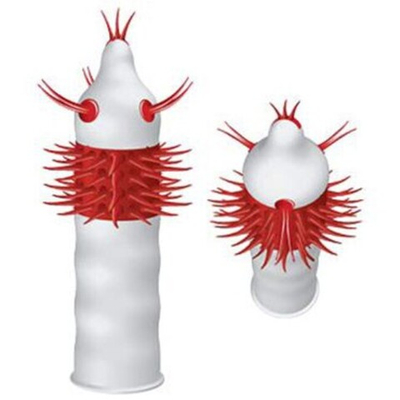 Презерватив Luxe (Люкс Конец Света , 1 шт) (Цвет: прозрачный с красным)