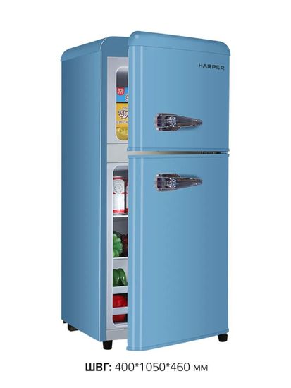 Холодильник Harper HRF-T140M BLUE