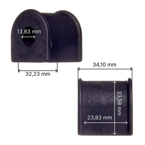 Втулка стабилизатора заднего Avantech Замена для арт. ABH1042 ABH1043