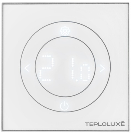 Терморегулятор электронный Теплолюкс Solus Zen Wi-Fi белый/серебро
