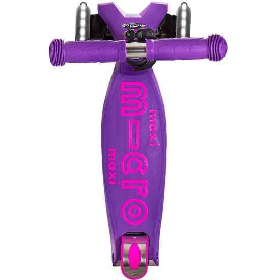 Самокат Maxi Micro Deluxe LED Purple