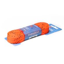 Шнурки для коньков Texstyle с пропиткой, 1810MT-274, полиэстер, 274см, оранжевый