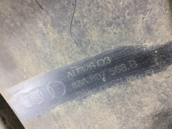 Юбка заднего бампера Audi Q3 (F3) 18-нв Б/У Оригинал 83A807568B