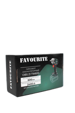 Аккумуляторный гайковёрт FAVOURITE OBS 21 TW600, 600 нм, квадрат, бесщеточный, без АКБ и з/у
