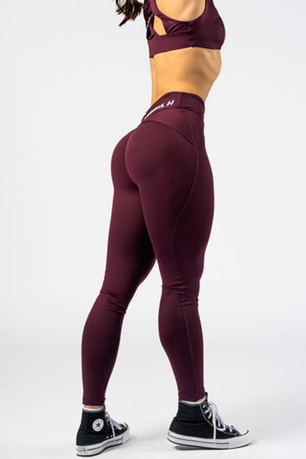 Леггинсы V-shaping Belt Leggings STRONG BEAUTY 425 Бордовые