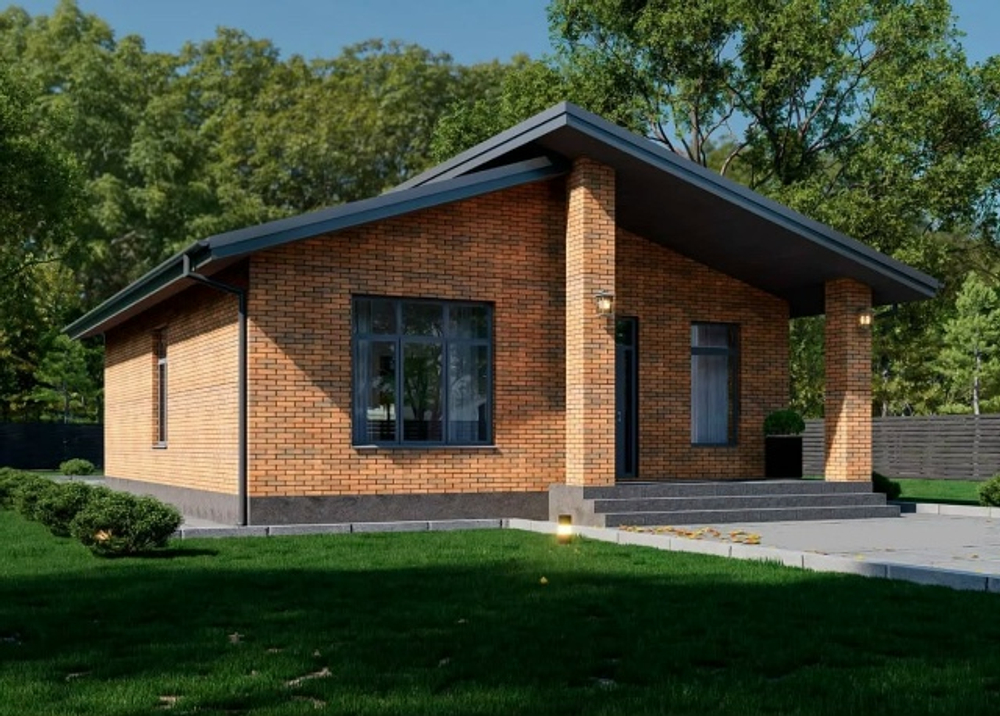 Проект Дома 112 кв. м. с высокими потолками К-43