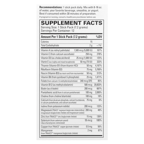 Terry Naturally, Энергетическая восстанавливающая смесь для напитков Fatigued to Fantastic! ™, 12 пакетиков по 7,2 г (0,25 унции)