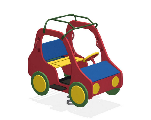 Качалка на двойной пружине Машинка КБ-04