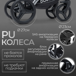 Модульная коляска BubaGO Rosano 3в1