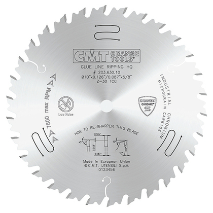 Диск пильный 254x3,2/2,3x15,875 Z=30 TCG CMT 203.630.10