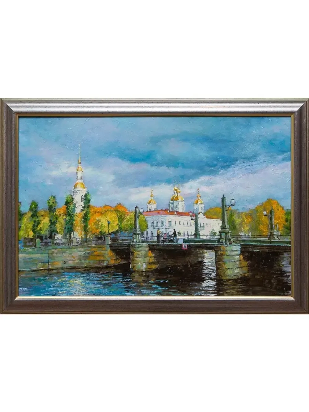 Картина маслом Никольский собор Леонтьев