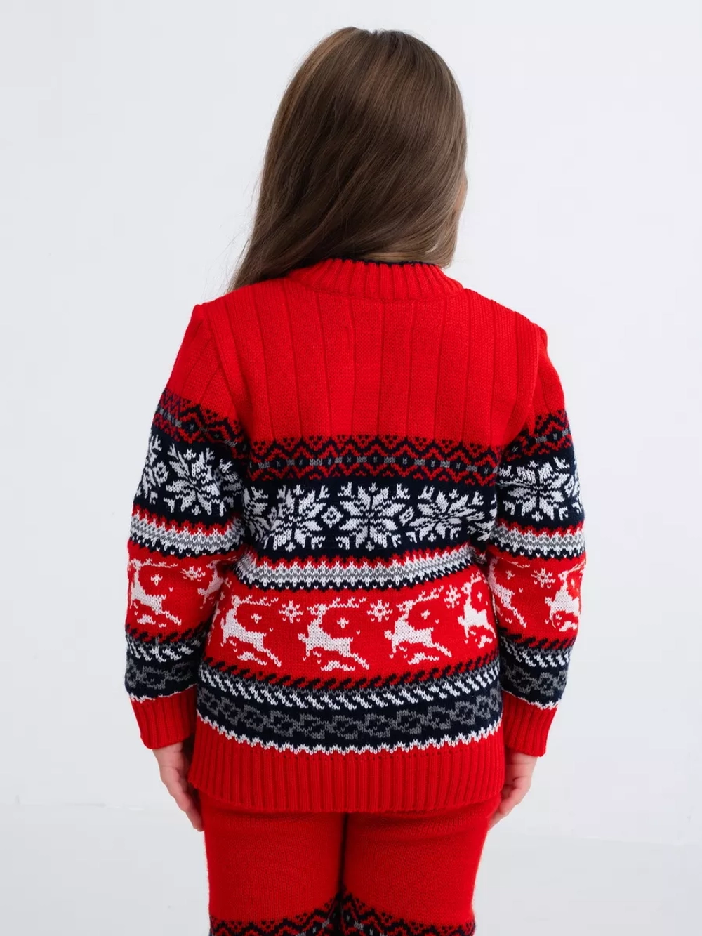 Джемпер вязаный теплый