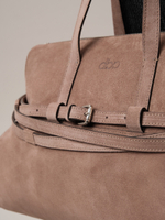 Замшевая сумка DBR 31152 капучино