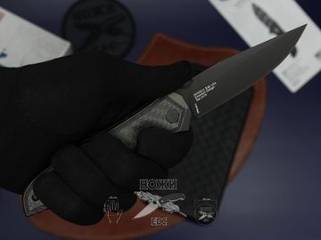 Складной нож Zero Tolerance 0640BLK c клинком из стали CPM-20CV, рукоять титан / карбон