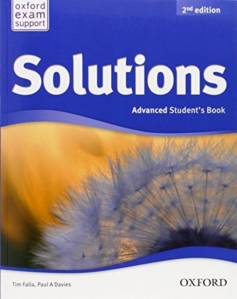 SOLUTIONS 2ED ADV SB