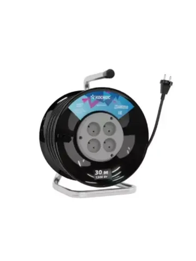 Удлинитель КОСМОС (катушка) 6А 4 гнезда ПВС 2х0,75 (30м)