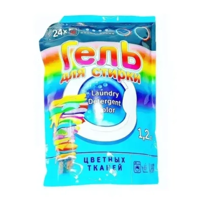 Гель для стирки цветных тканей дой-пак 1200 мл