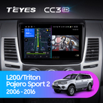 Teyes CC3 2K 9"для Mitsubishi Pajero Sport 2008-2016