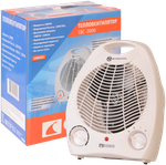 Тепловентилятор Союз ТВС-2000, белый, спиральный нагреватель, механическое управление