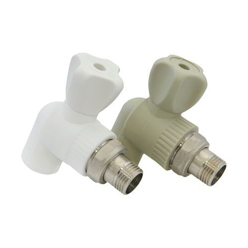 Кран шаровой для радиатора угловой ПП 25х3/4 Lammin PREMIUM полнопроходной СЕРЫЙ (40/5)