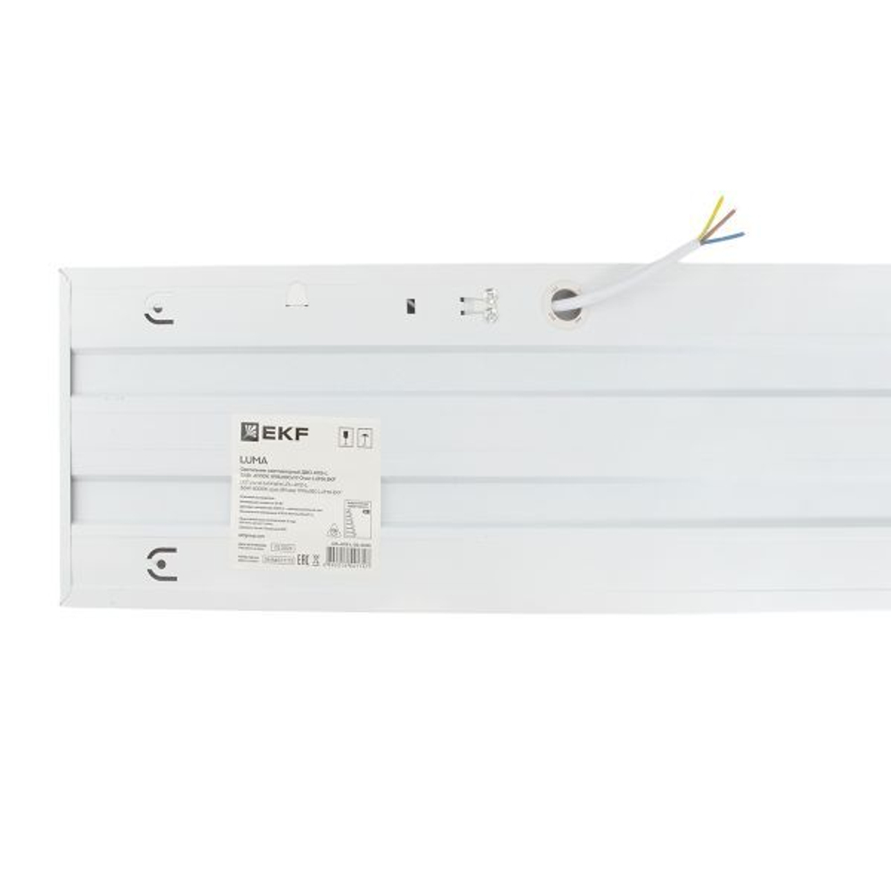 Светильник светодиодный ДВО 4113-Z 36Вт 6500К 1195х180х19 призма EKF
