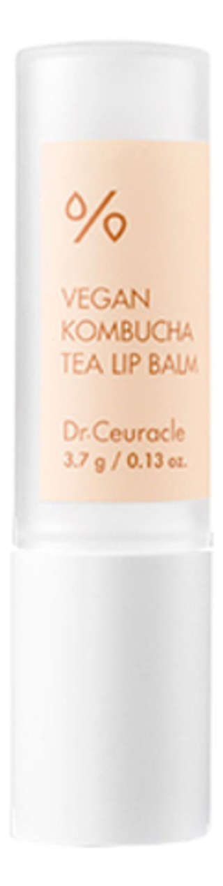 DR. CEURACLE Веганский бальзам для губ с чаем комбуча - Vegan Kombucha Tea Lip Balm. 3,7г