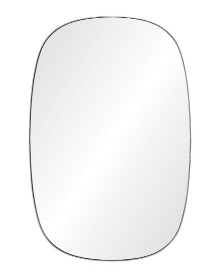 Серебрянное настенное зеркало “Вейл”