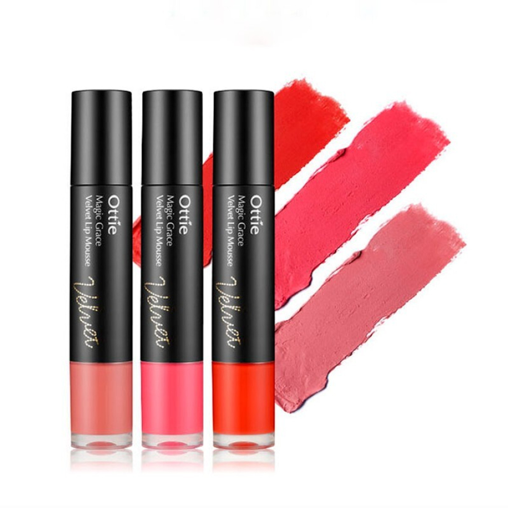 Ottie Magic Grace Velvet Lip Mousse матовая помада для губ