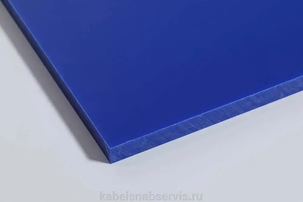 Полипропилен листовой 4 мм 300х300мм синий