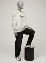 Стильная оверсайз толстовка 100% хлопок