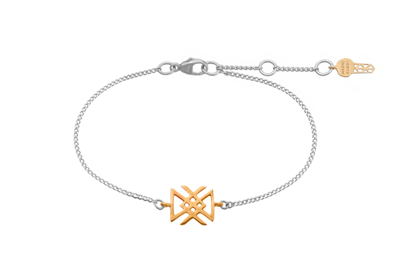 Браслет с вязаной руной Здоровье, микс