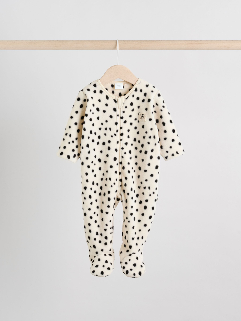 Комбинезон / Cлип для малышей флисовый Next F73-334, 2 шт., Молочный, Бежевый