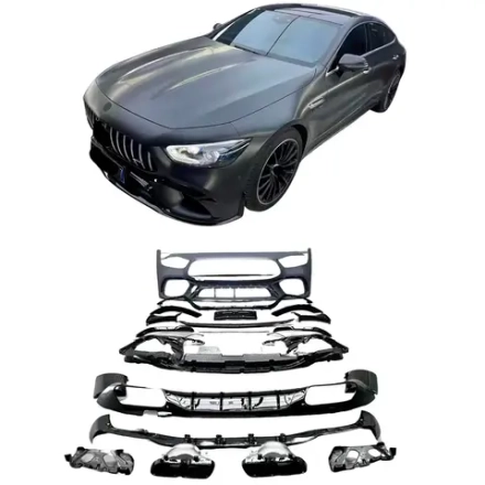 Обвес переделка для AMG GT X290 2020+ ДО AMG GT63 РЕСТАЙЛИНГ Мерседес Бенц