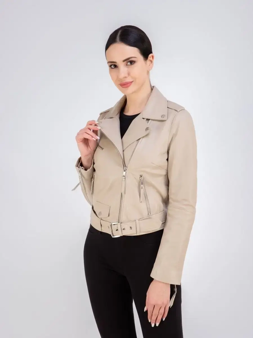 Косуха кожаная из натуральной кожи Турция