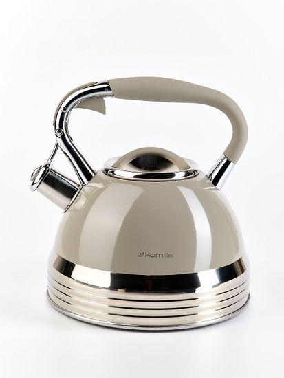 Чайник 2,7 л. из нержавеющей стали со свистком Kamille KM-0696