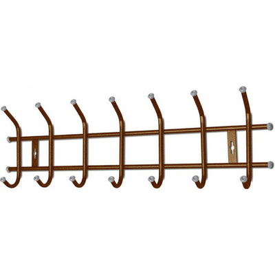 Вешалка настенная 68,5*21,5*8,5см медный антик ВНТ7/А