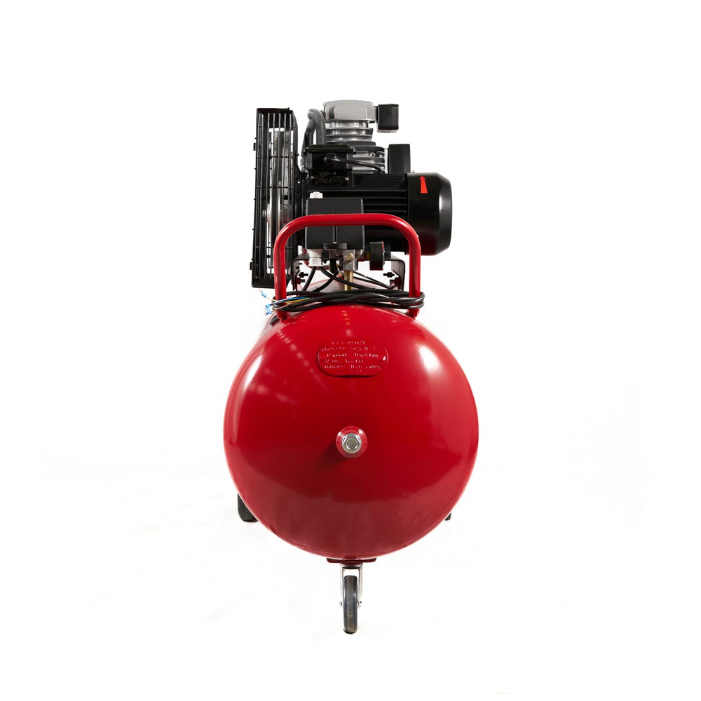 Компрессор ROSSVIK СБ4/С-100.LB40, 580 л/мин, 10 бар, ресивер 100 л, 380 В/3 кВт, красный