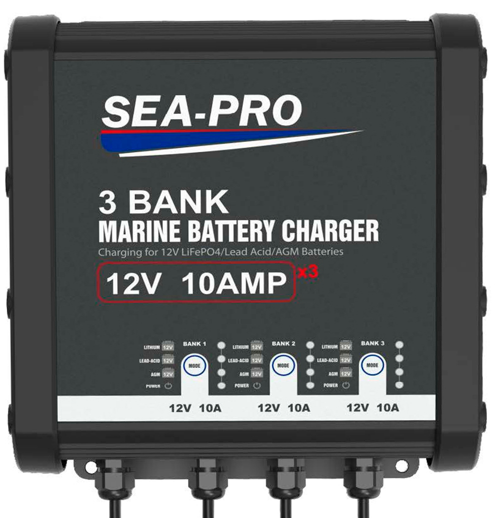Зарядное устройство ТЕ4-0333B (3х12В AGM/LEAD-ACID/LiFePo4)