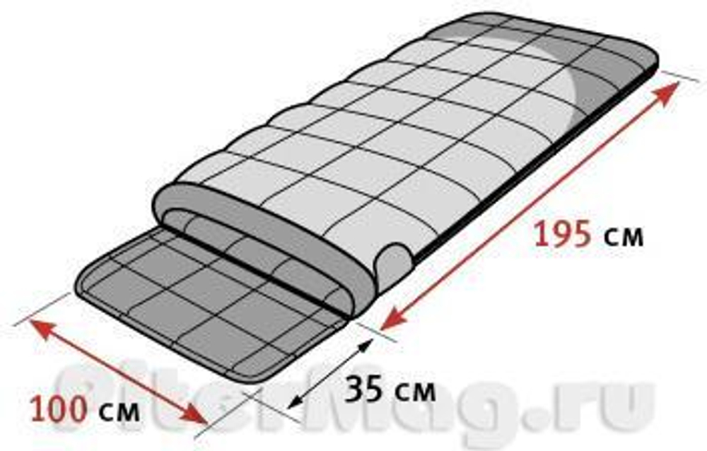 Спальник Alexika Siberia Wide Transformer
