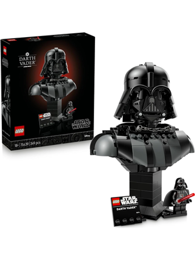 Конструктор Лего Звёздные войны Бюст Дарта Вейдера 75439 | LEGO Star Wars Darth Vader Bust коллекционная 349 детали 18+