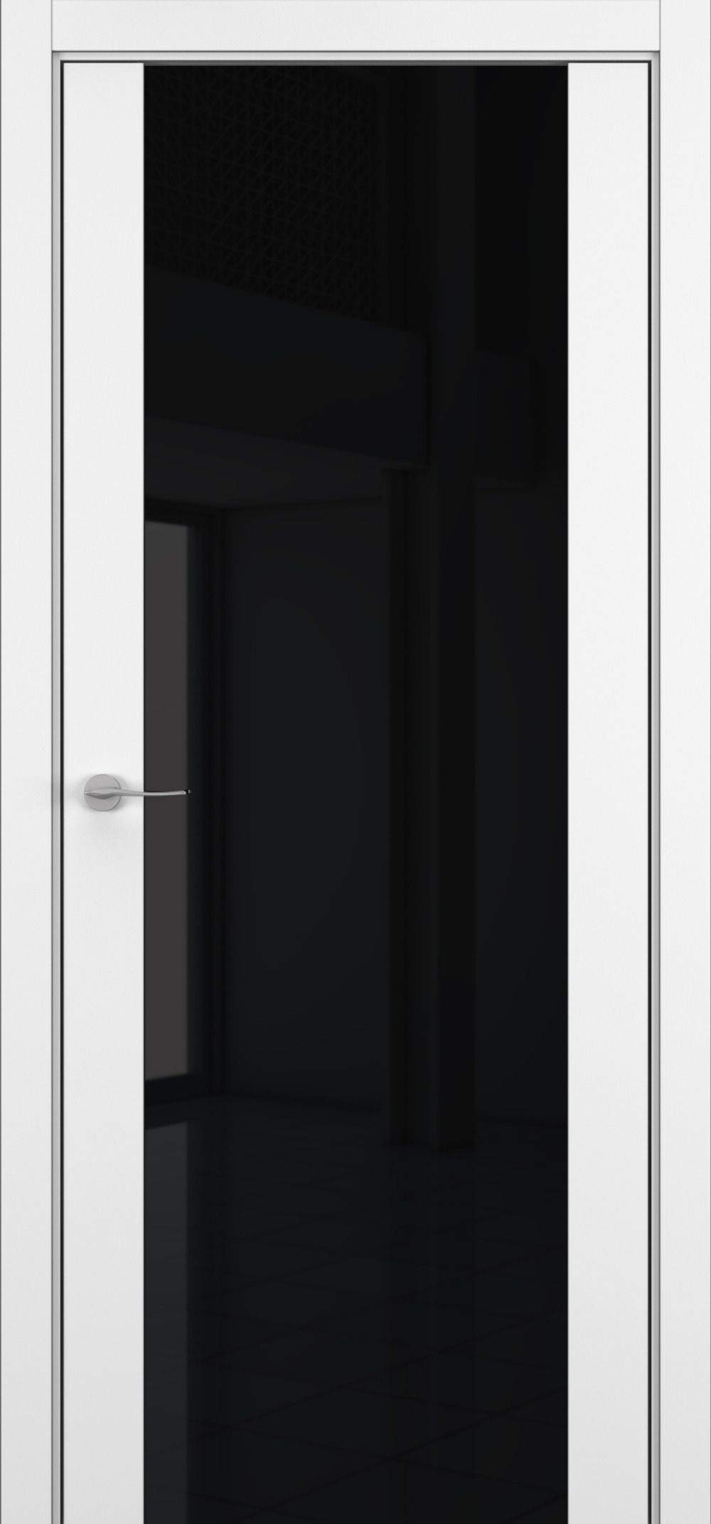 Межкомнатная дверь Zadoor-S ПО S10 Триплекс Чёрный