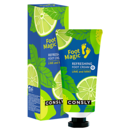 Consly Крем для ног освежающий - Refreshing foot cream, 100мл