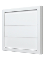 Выход стенной КФ фланец D125 жалюзи 150x150 ASA ERA