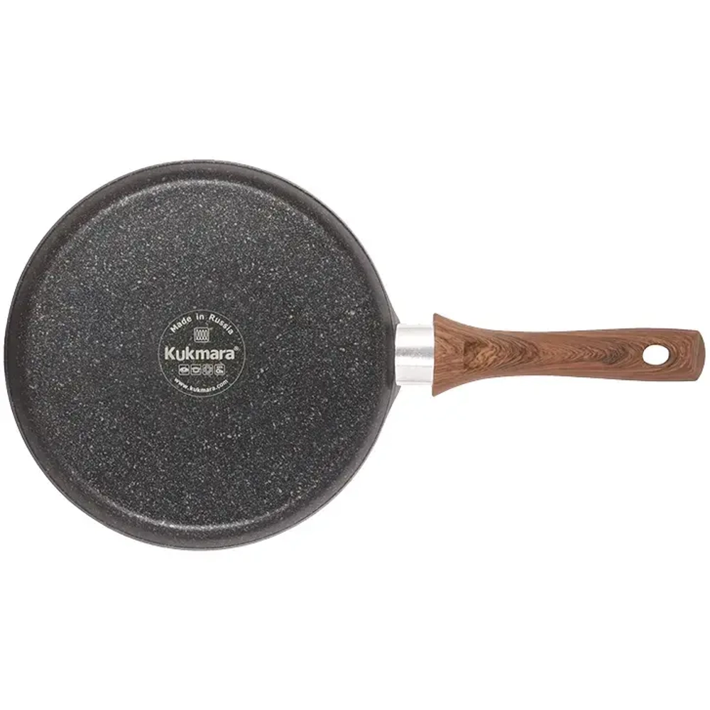 Сковорода блинная 22см с ручкой «Granit Ultra Induction» (blue) сбгги222а