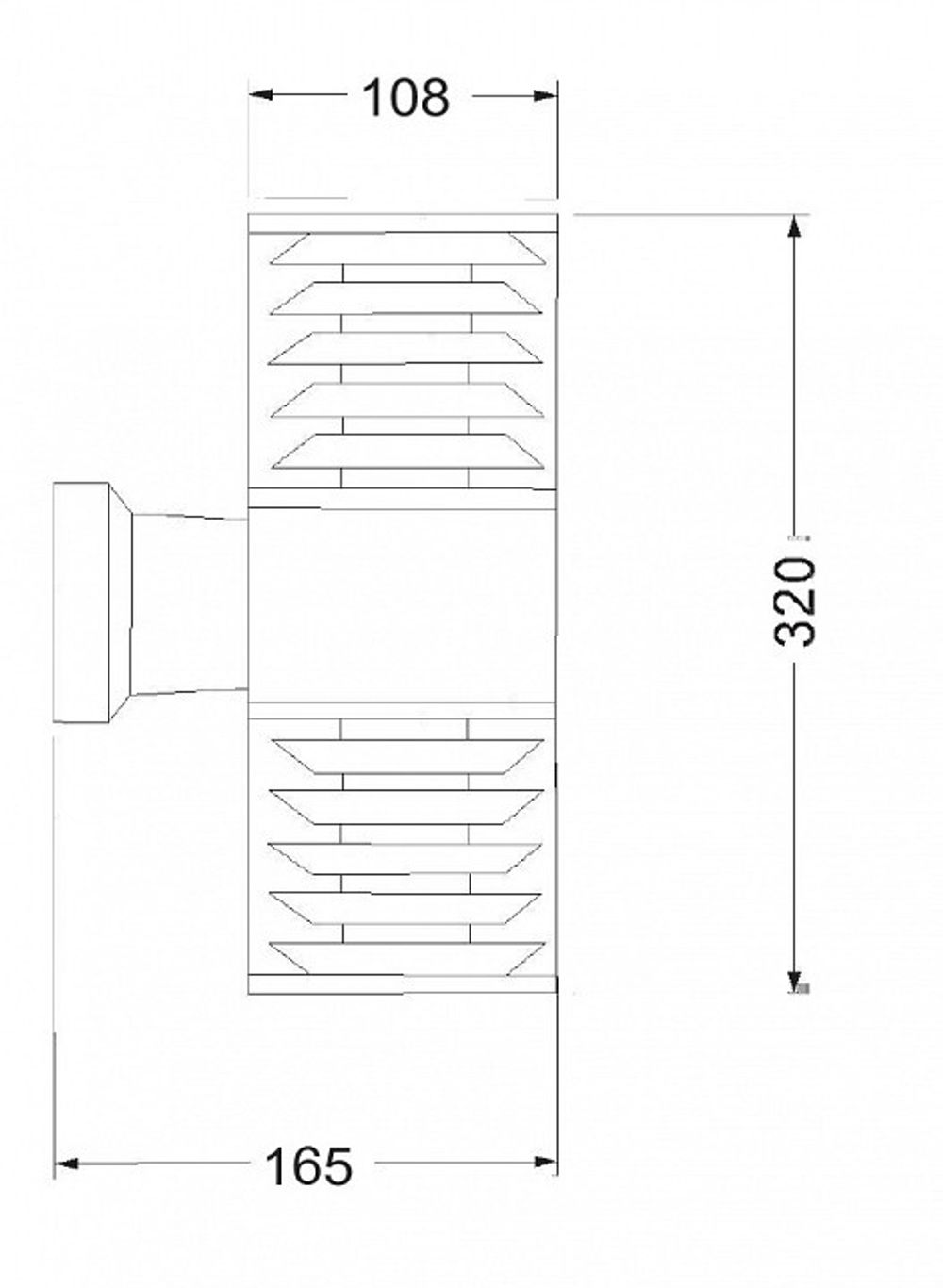 Светильник на штанге Maytoni Bronx O576WL-02B