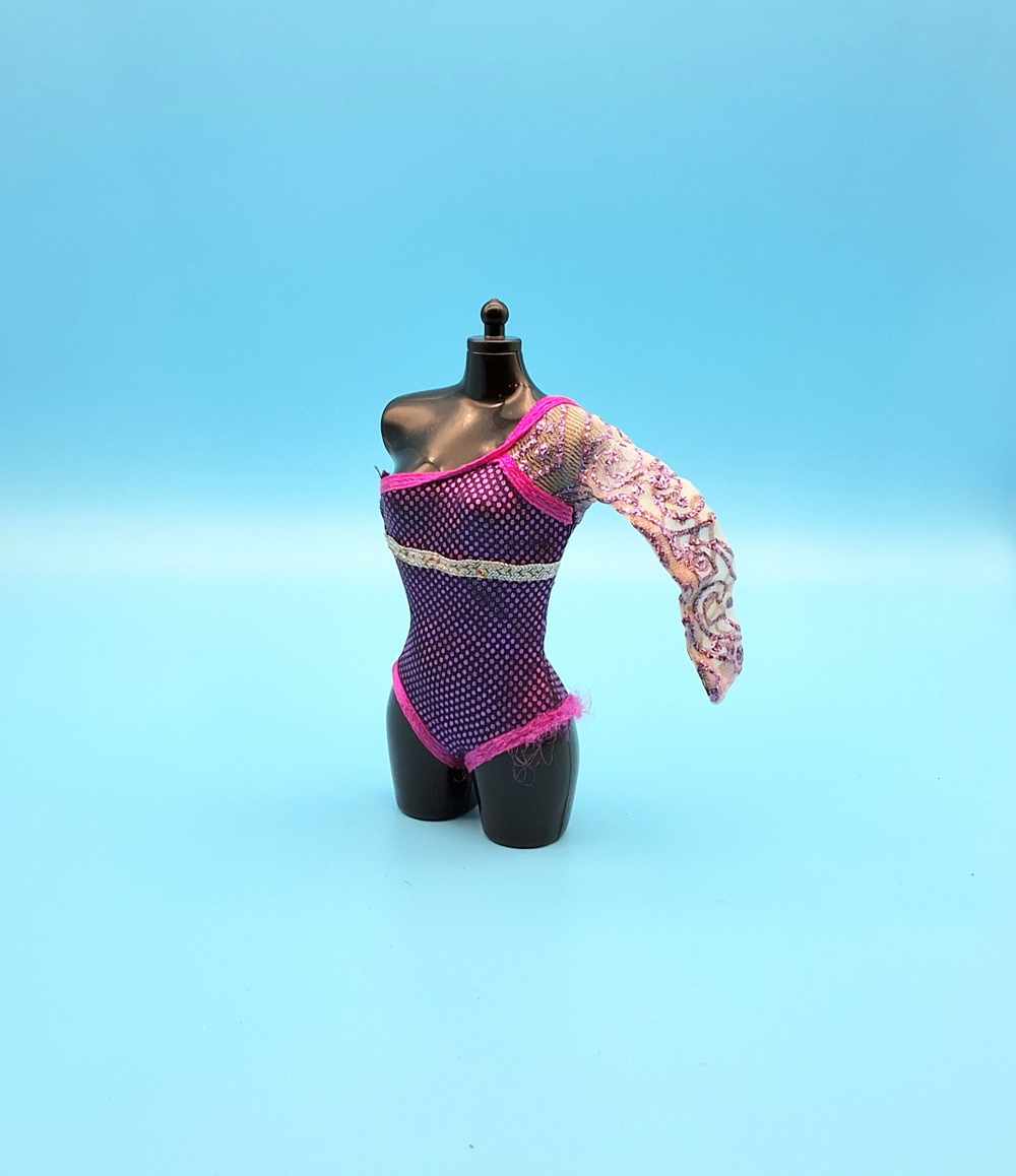 Одежда для куклы Барби винтаж купальник боди 003110