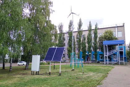 Гибридная ветро-солнечная электростанция 3кВт в Уфе